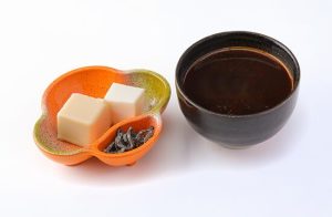 お山のごま豆腐ぜんざい
